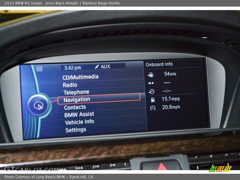 Jerez Black Metallic / Bamboo Beige Novillo 2010 BMW M3 Sedan