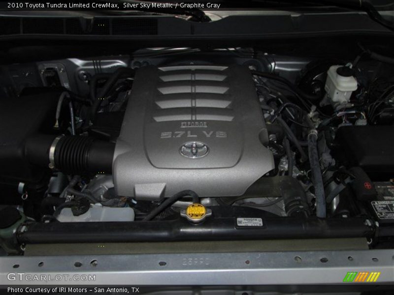 Silver Sky Metallic / Graphite Gray 2010 Toyota Tundra Limited CrewMax