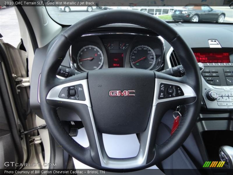 Gold Mist Metallic / Jet Black 2010 GMC Terrain SLT
