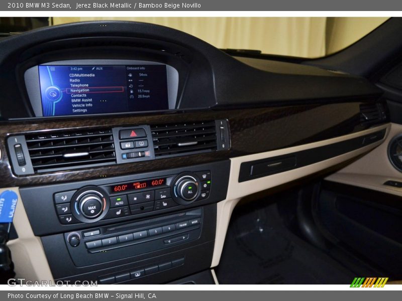 Jerez Black Metallic / Bamboo Beige Novillo 2010 BMW M3 Sedan