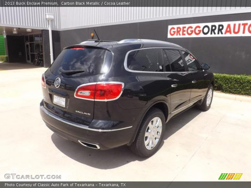 Carbon Black Metallic / Cocoa Leather 2013 Buick Enclave Premium