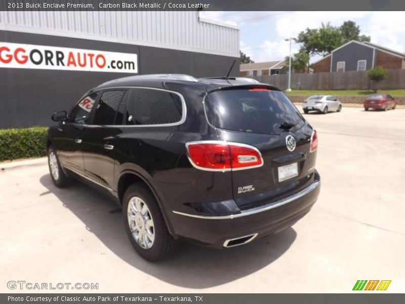 Carbon Black Metallic / Cocoa Leather 2013 Buick Enclave Premium