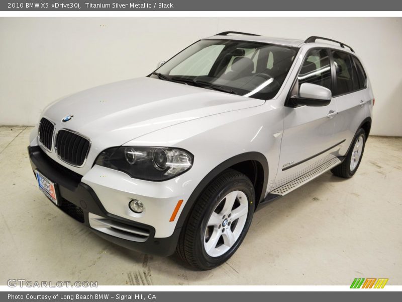 Titanium Silver Metallic / Black 2010 BMW X5 xDrive30i