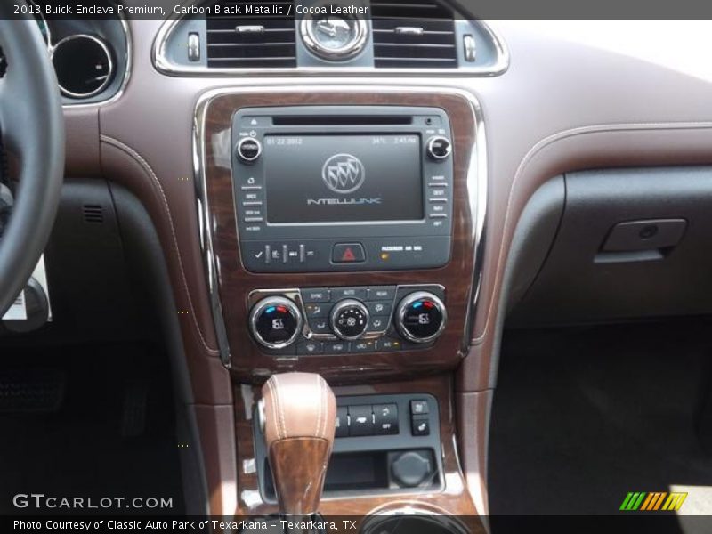 Carbon Black Metallic / Cocoa Leather 2013 Buick Enclave Premium