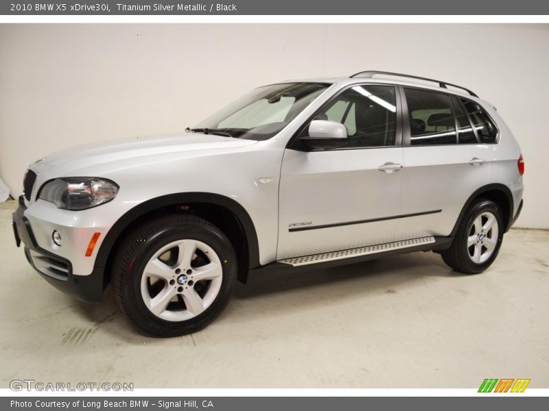 Titanium Silver Metallic / Black 2010 BMW X5 xDrive30i