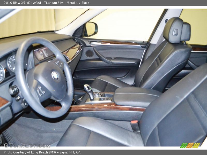 Titanium Silver Metallic / Black 2010 BMW X5 xDrive30i