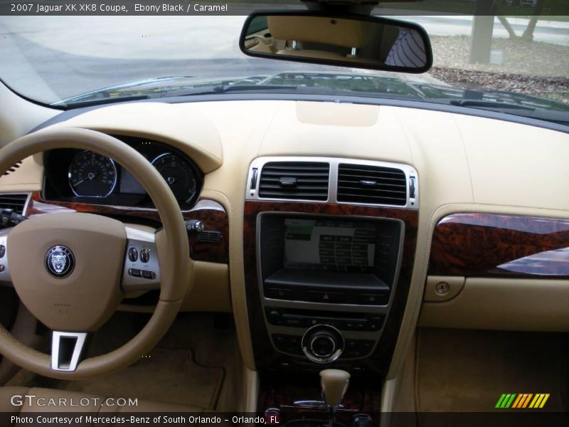 Ebony Black / Caramel 2007 Jaguar XK XK8 Coupe