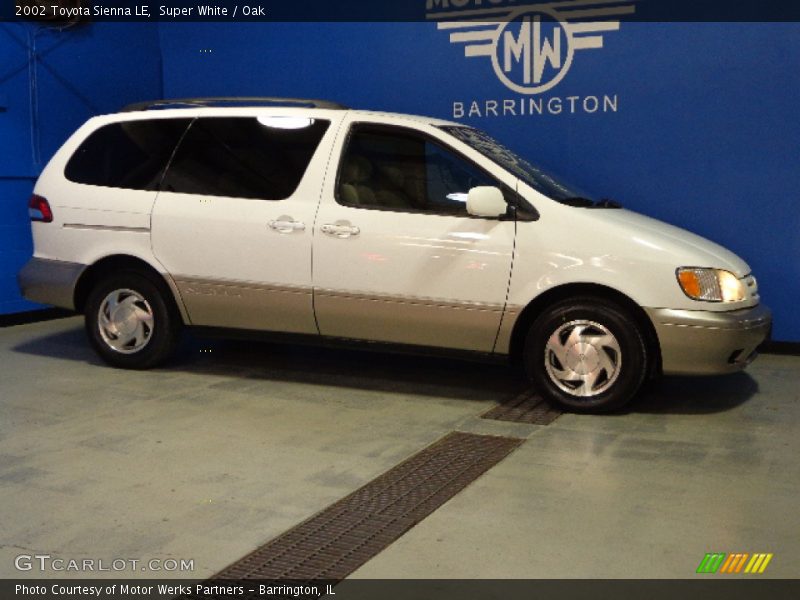 Super White / Oak 2002 Toyota Sienna LE