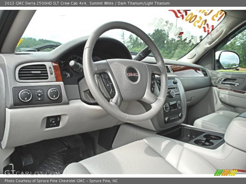 Dark Titanium/Light Titanium Interior - 2013 Sierra 2500HD SLT Crew Cab 4x4 