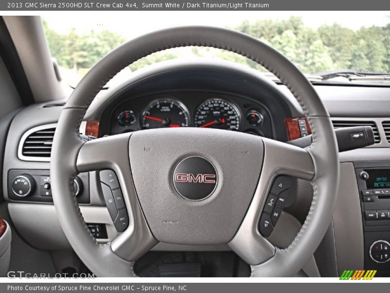  2013 Sierra 2500HD SLT Crew Cab 4x4 Steering Wheel