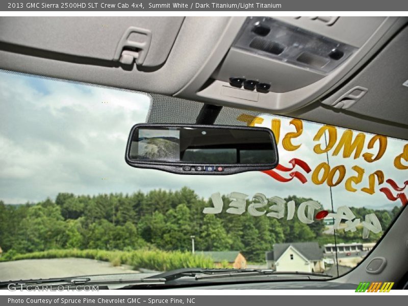 Summit White / Dark Titanium/Light Titanium 2013 GMC Sierra 2500HD SLT Crew Cab 4x4