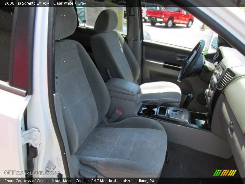 Clear White / Gray 2008 Kia Sorento EX 4x4