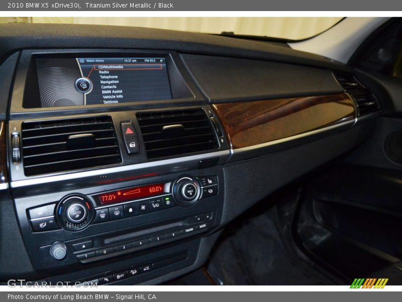 Titanium Silver Metallic / Black 2010 BMW X5 xDrive30i
