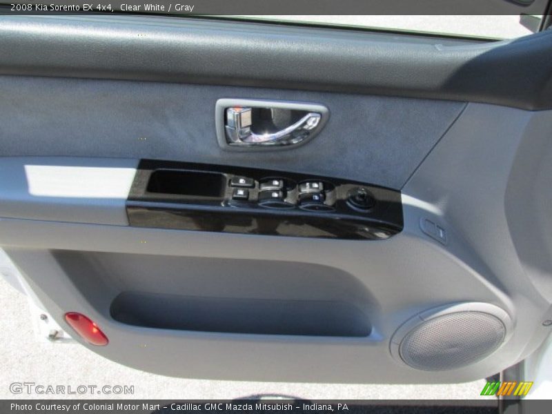 Clear White / Gray 2008 Kia Sorento EX 4x4