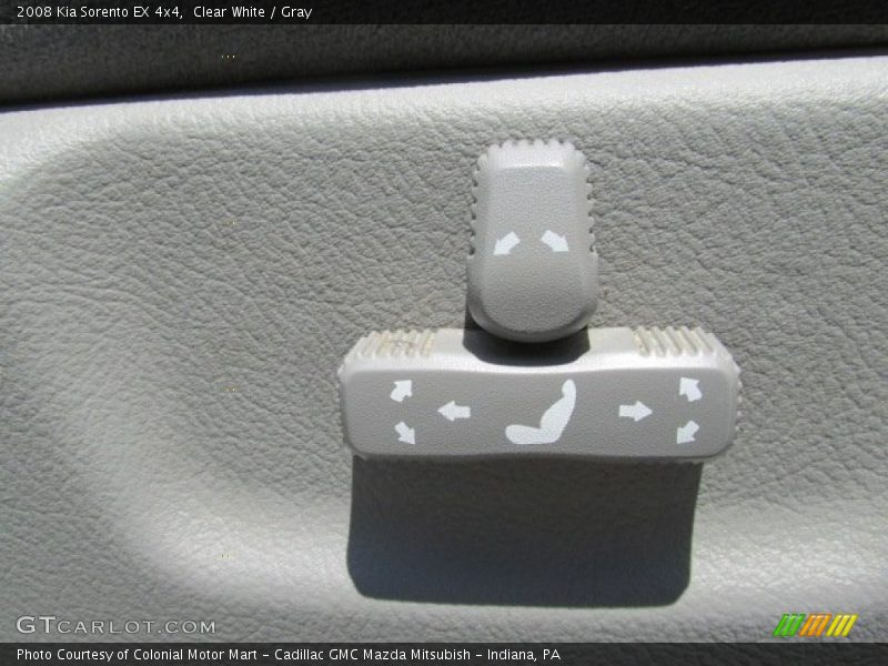 Clear White / Gray 2008 Kia Sorento EX 4x4