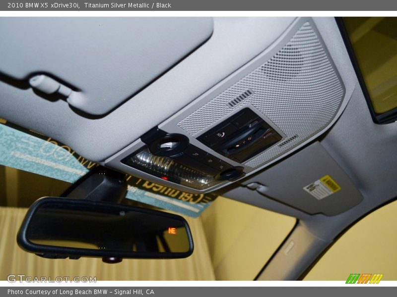 Titanium Silver Metallic / Black 2010 BMW X5 xDrive30i