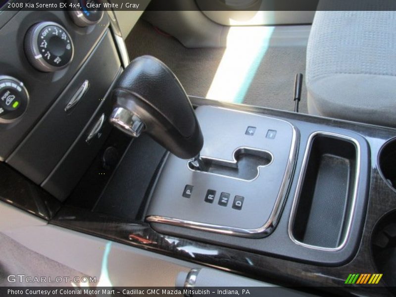Clear White / Gray 2008 Kia Sorento EX 4x4