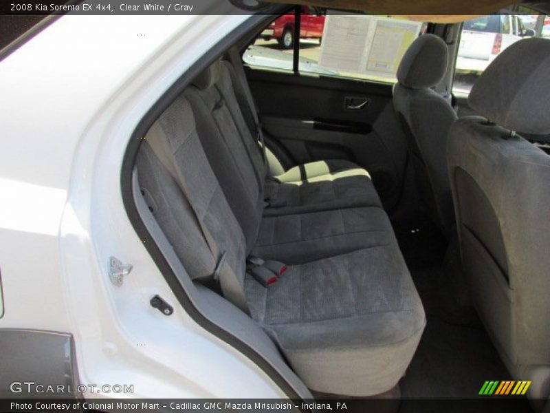 Clear White / Gray 2008 Kia Sorento EX 4x4