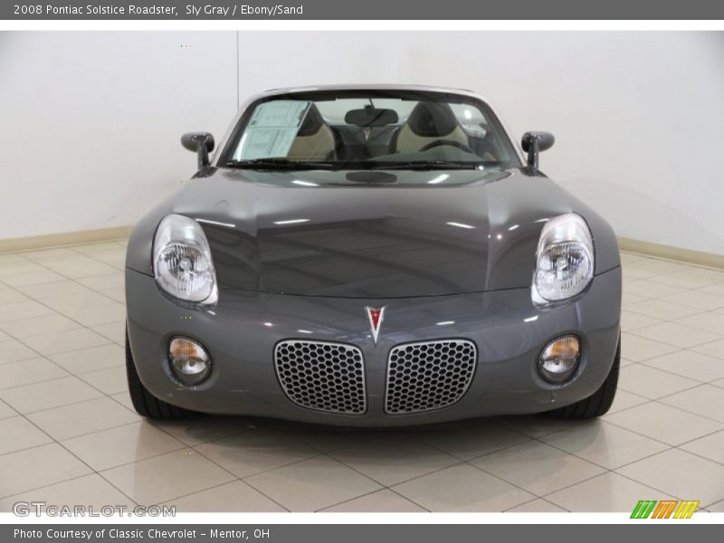 Sly Gray / Ebony/Sand 2008 Pontiac Solstice Roadster