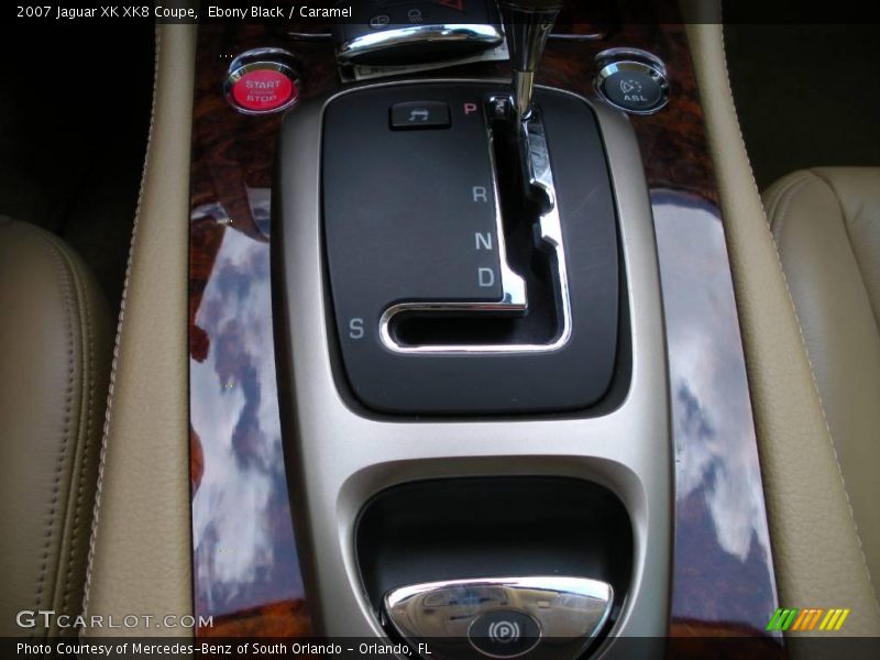 Ebony Black / Caramel 2007 Jaguar XK XK8 Coupe