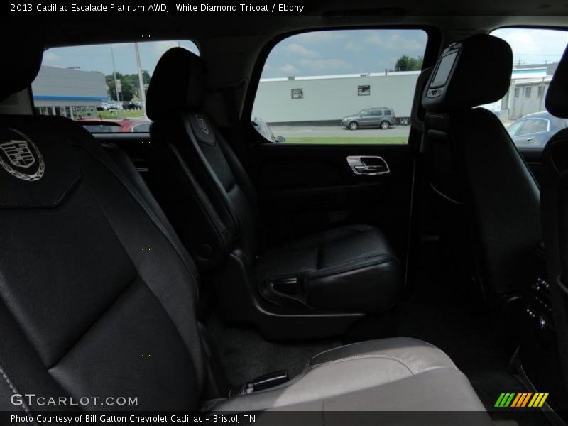 White Diamond Tricoat / Ebony 2013 Cadillac Escalade Platinum AWD