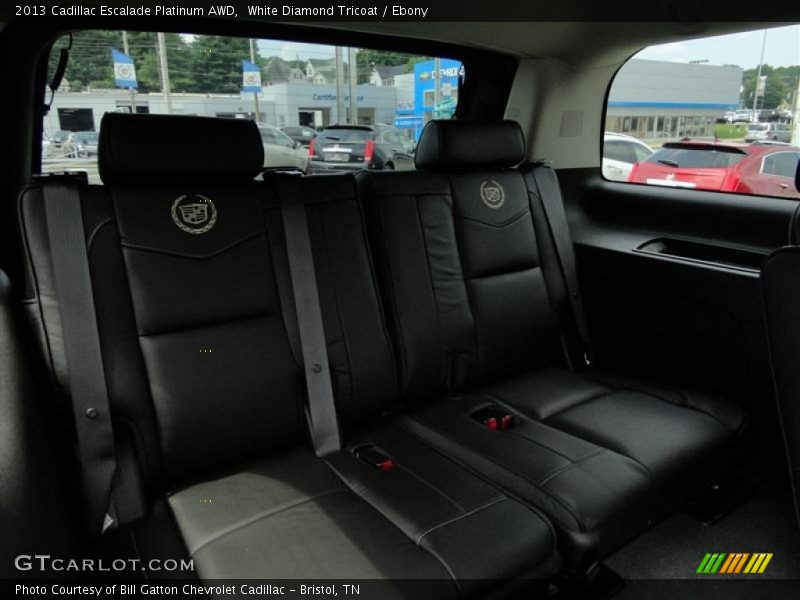 White Diamond Tricoat / Ebony 2013 Cadillac Escalade Platinum AWD