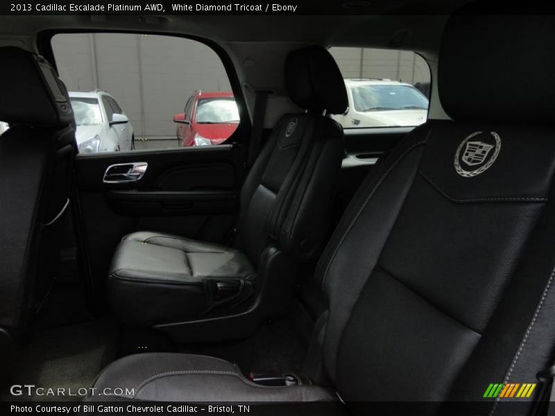 White Diamond Tricoat / Ebony 2013 Cadillac Escalade Platinum AWD