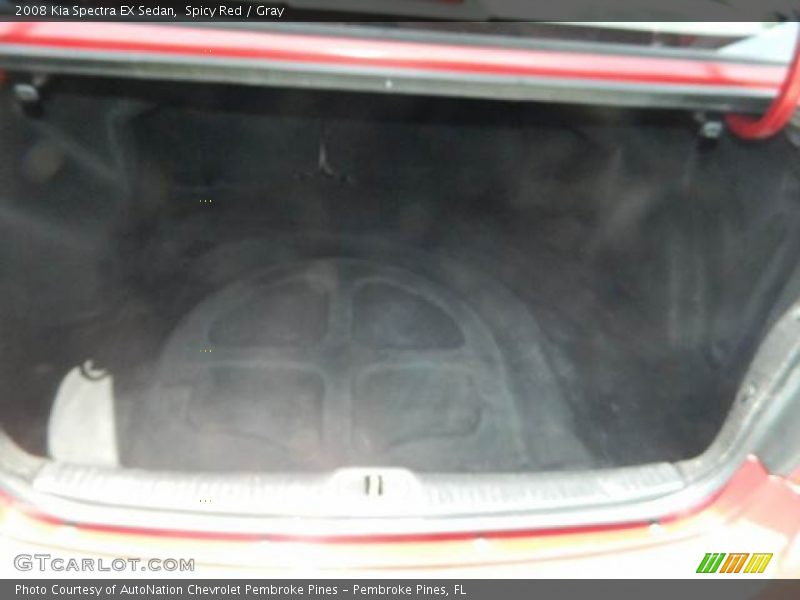 Spicy Red / Gray 2008 Kia Spectra EX Sedan