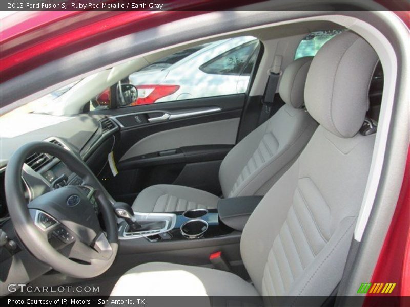 Ruby Red Metallic / Earth Gray 2013 Ford Fusion S