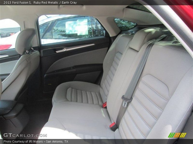 Ruby Red Metallic / Earth Gray 2013 Ford Fusion S
