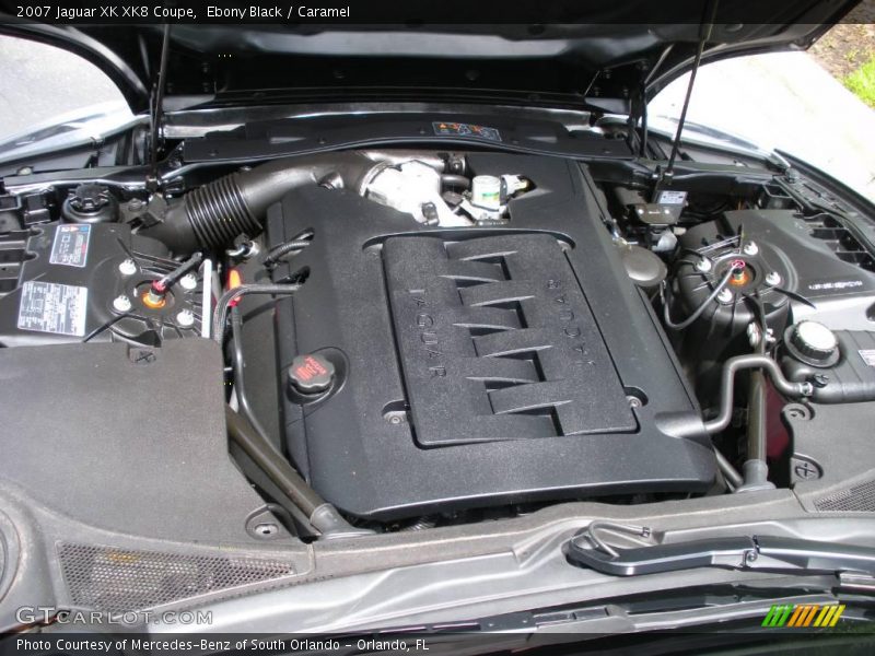 Ebony Black / Caramel 2007 Jaguar XK XK8 Coupe