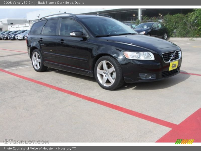 Black Stone / Dark Beige/Quartz 2008 Volvo V50 2.4i