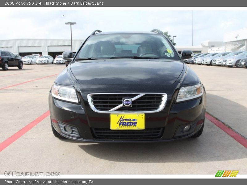 Black Stone / Dark Beige/Quartz 2008 Volvo V50 2.4i