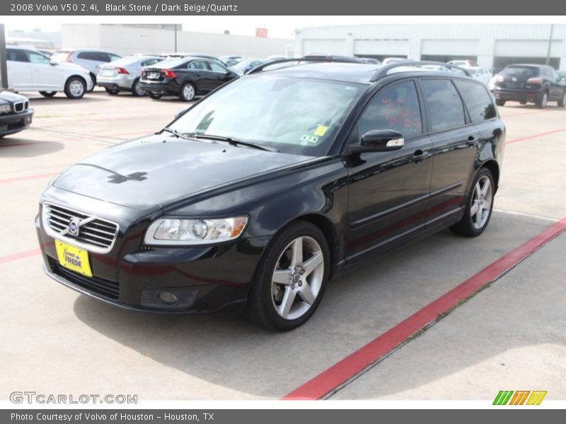 Black Stone / Dark Beige/Quartz 2008 Volvo V50 2.4i