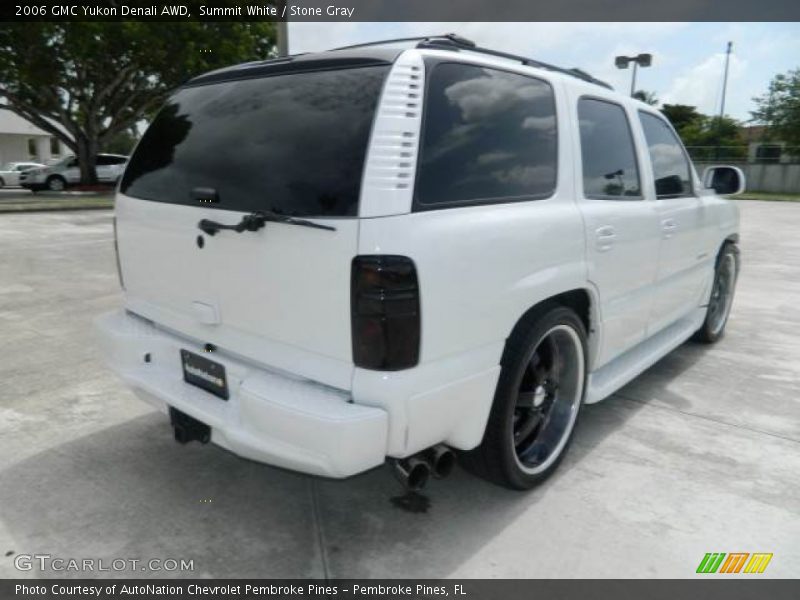 Summit White / Stone Gray 2006 GMC Yukon Denali AWD