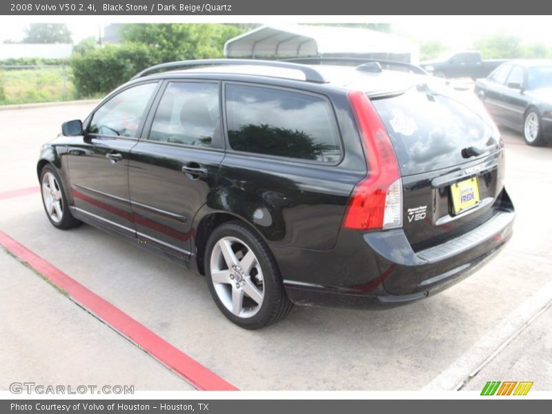 Black Stone / Dark Beige/Quartz 2008 Volvo V50 2.4i