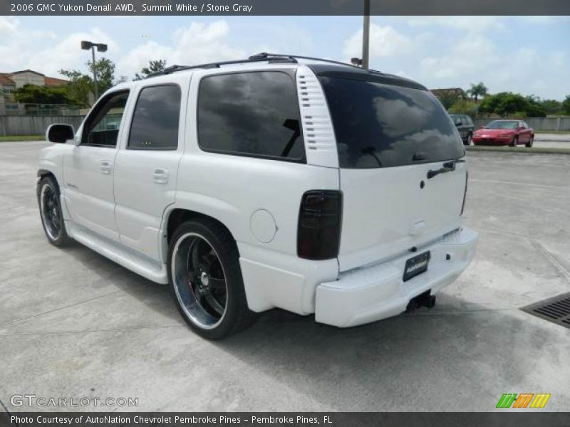 Summit White / Stone Gray 2006 GMC Yukon Denali AWD