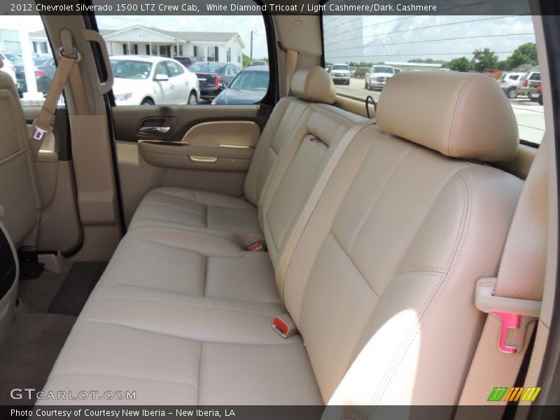 White Diamond Tricoat / Light Cashmere/Dark Cashmere 2012 Chevrolet Silverado 1500 LTZ Crew Cab