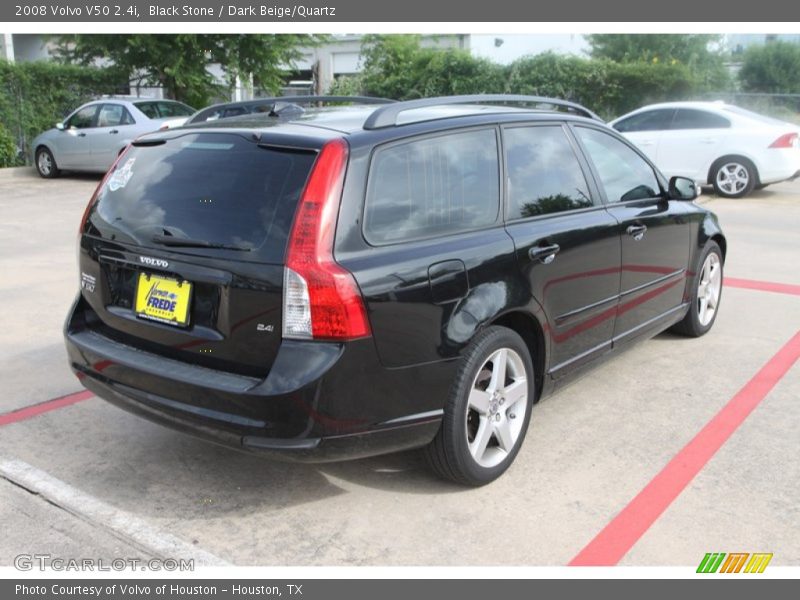 Black Stone / Dark Beige/Quartz 2008 Volvo V50 2.4i