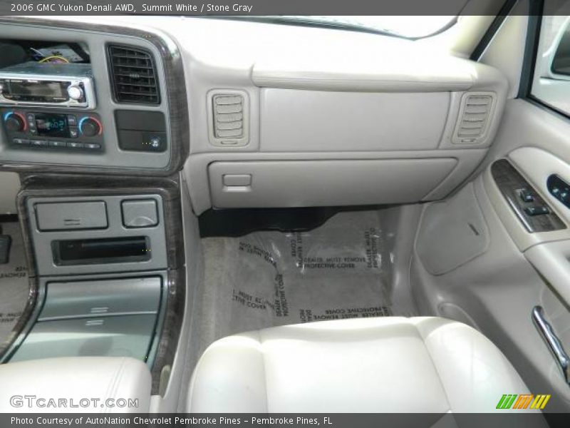 Summit White / Stone Gray 2006 GMC Yukon Denali AWD