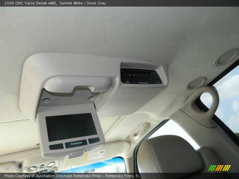Summit White / Stone Gray 2006 GMC Yukon Denali AWD