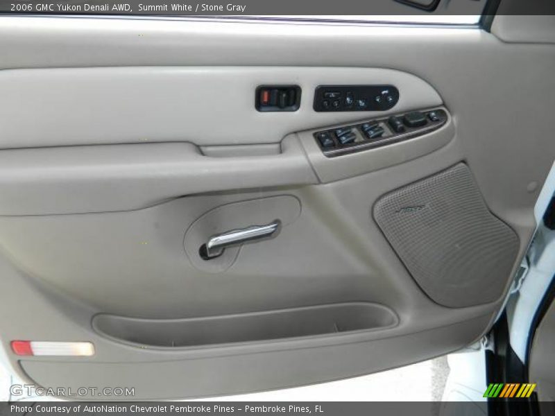 Summit White / Stone Gray 2006 GMC Yukon Denali AWD