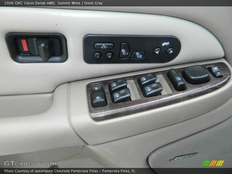 Summit White / Stone Gray 2006 GMC Yukon Denali AWD