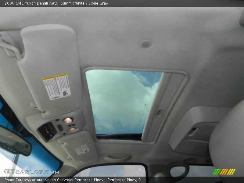 Summit White / Stone Gray 2006 GMC Yukon Denali AWD