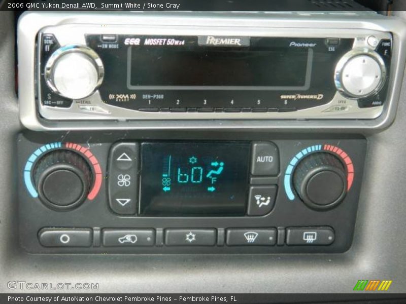Summit White / Stone Gray 2006 GMC Yukon Denali AWD