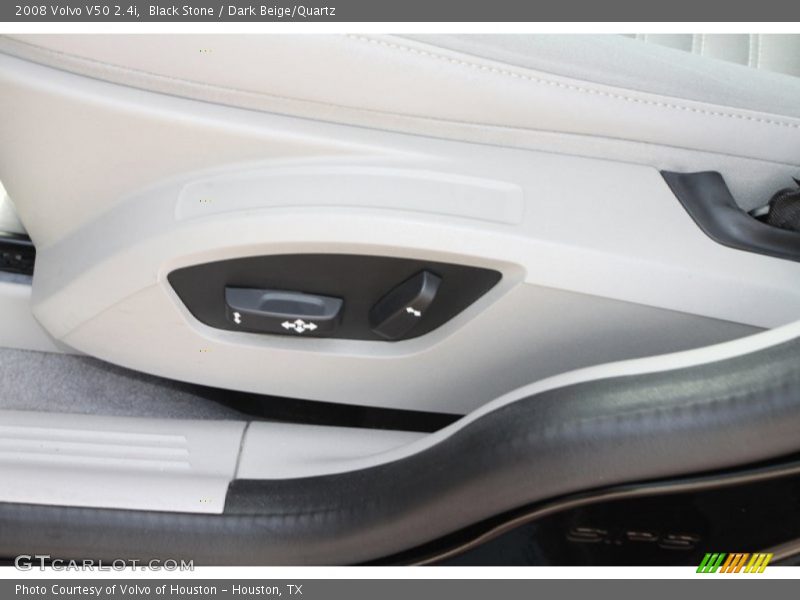 Black Stone / Dark Beige/Quartz 2008 Volvo V50 2.4i