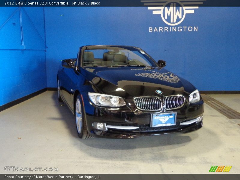 Jet Black / Black 2012 BMW 3 Series 328i Convertible