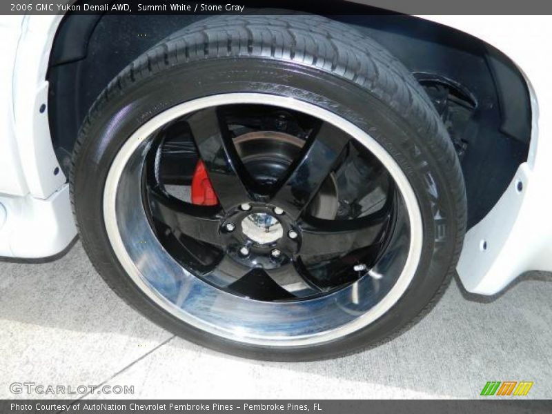 Summit White / Stone Gray 2006 GMC Yukon Denali AWD