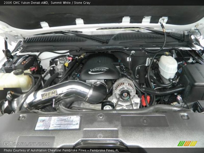 Summit White / Stone Gray 2006 GMC Yukon Denali AWD