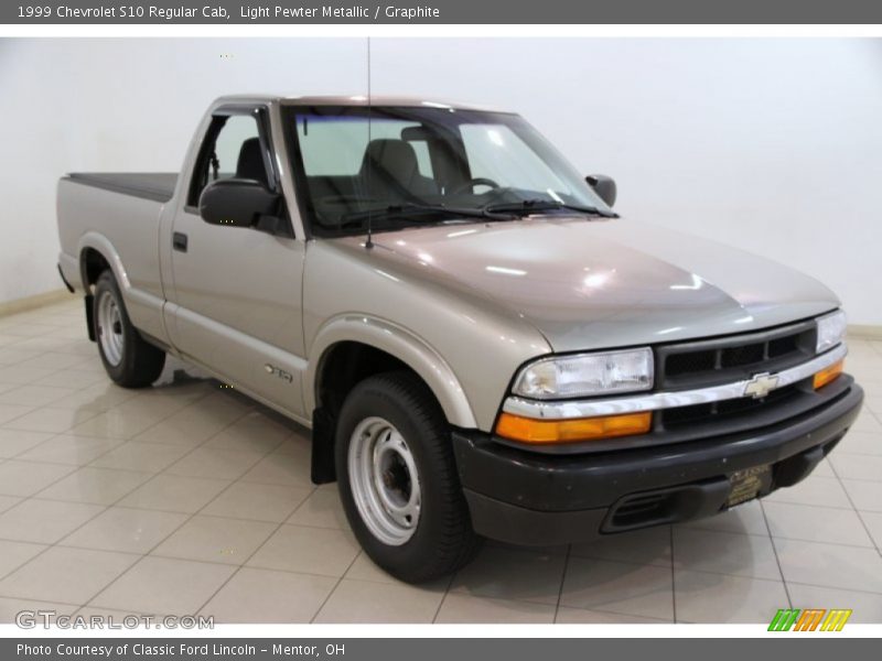 Light Pewter Metallic / Graphite 1999 Chevrolet S10 Regular Cab